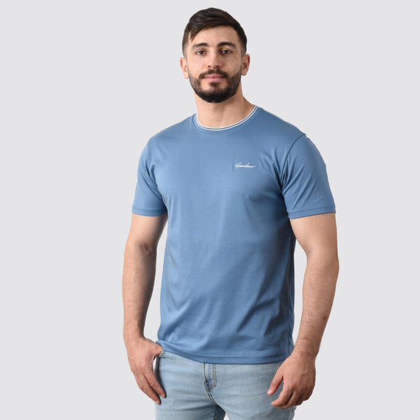 Cotton Interlock Crewneck Short Sleeve Slim Tee (Liquid Touch Signature tees)