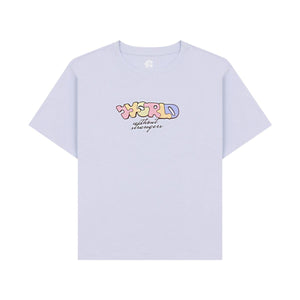 Women Cotton Jersey Crewneck Short Sleeve Print Tee