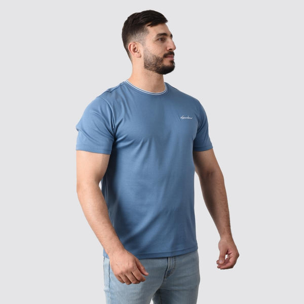 Cotton Interlock Crewneck Short Sleeve Slim Tee (Liquid Touch Signature tees)