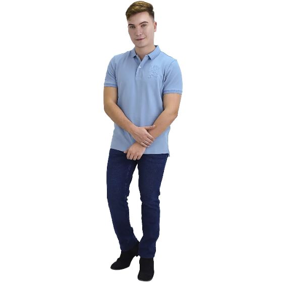 بنطلون جينز ضيق من القطن والإيلاستين