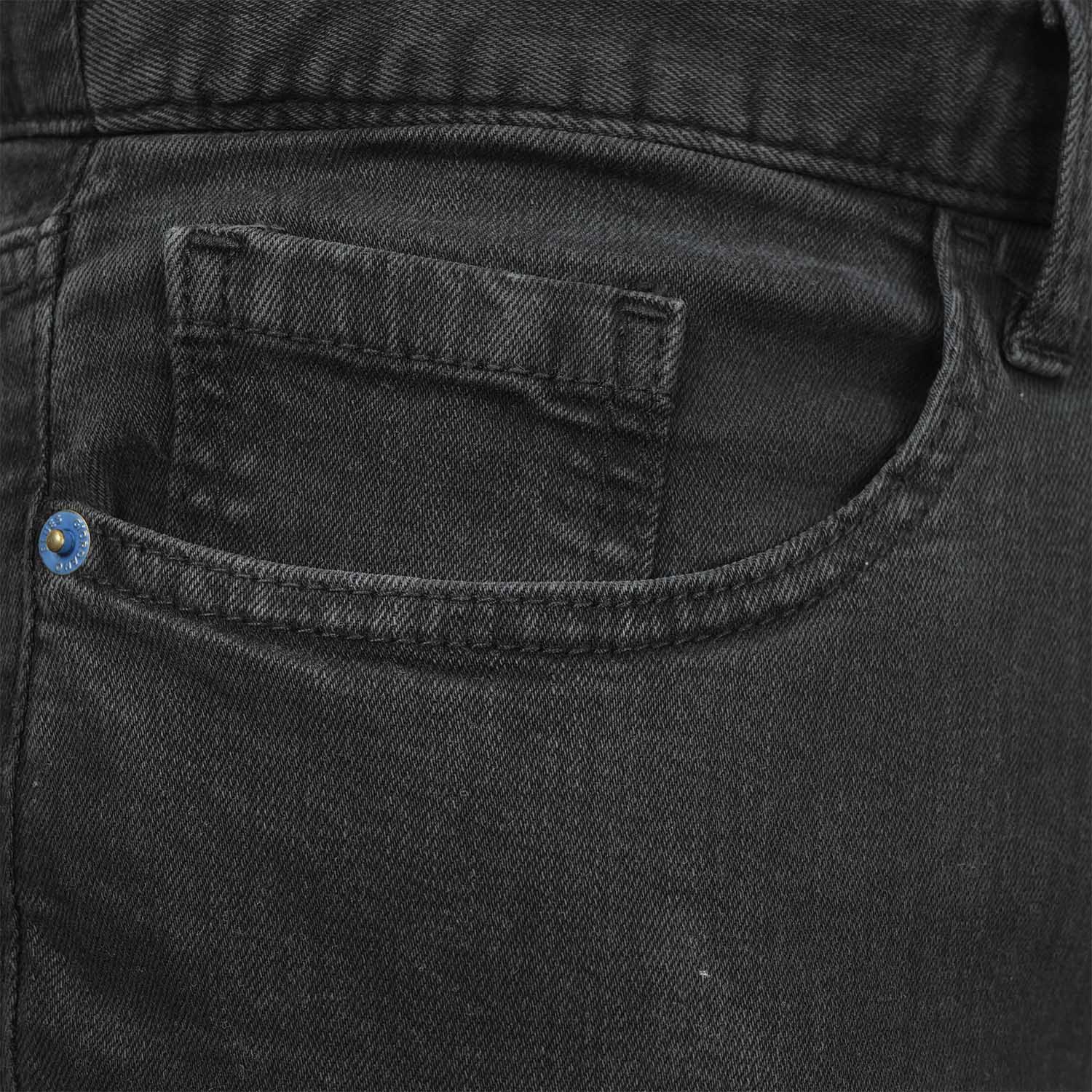 بنطلون جينز ضيق بقصة مدببة من القطن/السباندكس