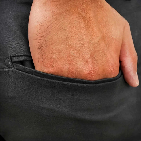 Cotton/Spandex Twill Low Rise Slim Khakis