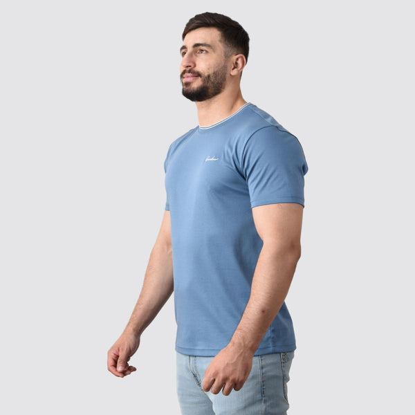 Cotton Interlock Crewneck Short Sleeve Slim Tee (Liquid Touch Signature tees)