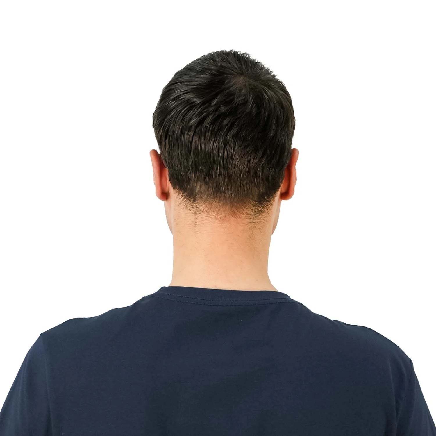 تيشيرت قطني جيرسي بأكمام قصيرة ورقبة دائرية وطبعة ضيقة (تيشيرت مميز)