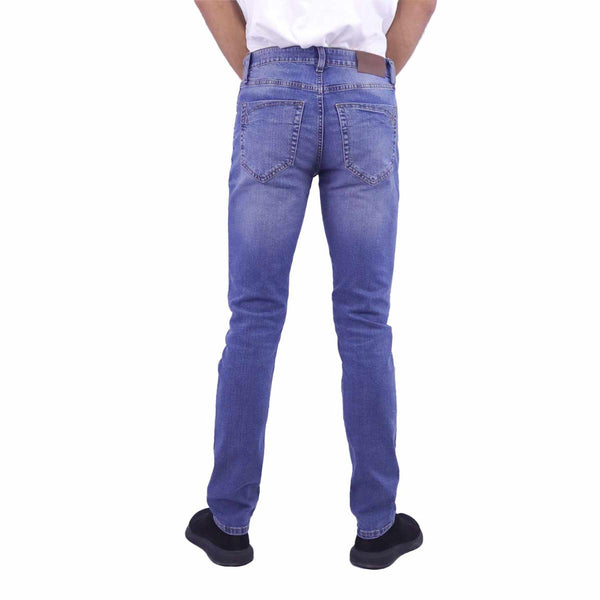 Cotton/Spandex Denim Low Rise Skinny Tapered Jeans