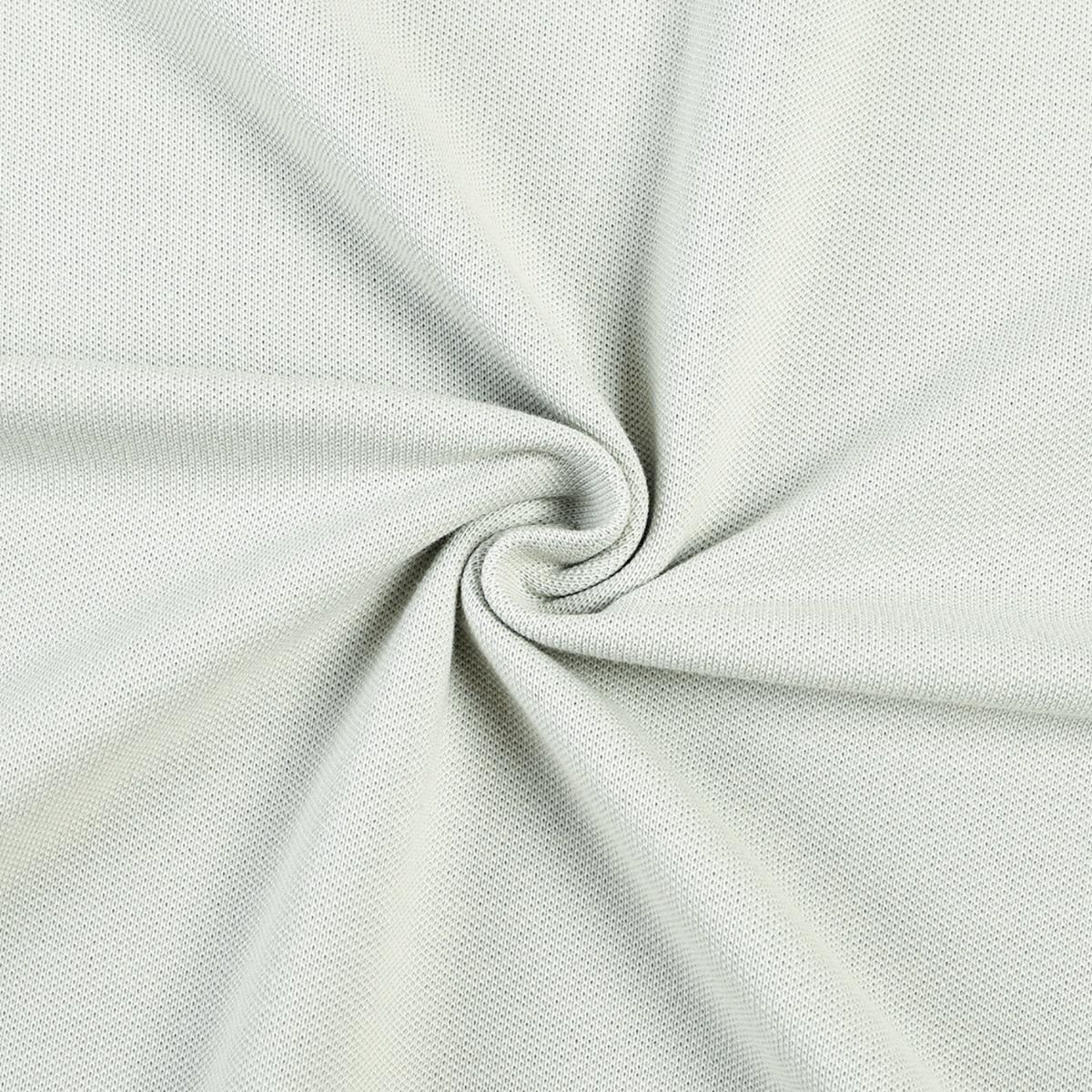 قميص بولو قصير الأكمام بتطريز جريء، مصنوع من القطن/ليكرا بيكيه، بياقة محبوكة