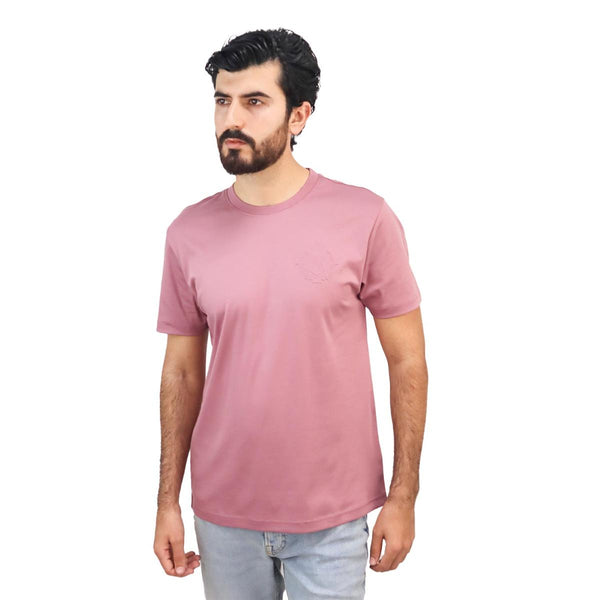 Cotton Interlock Crewneck Short Sleeve Slim Tee (Liquid Touch)