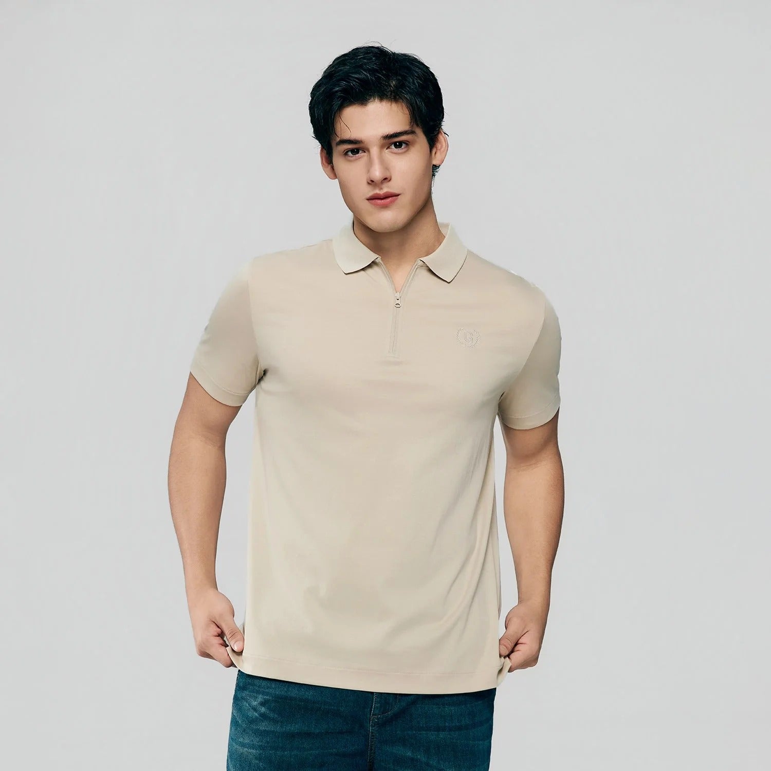 Men Regular Interlock Liquid Touch Polo (Feel the Difference)