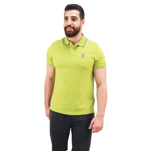 Nylon/Spandex Pique Knitted Collar Short Sleeve Solid Performance Polo