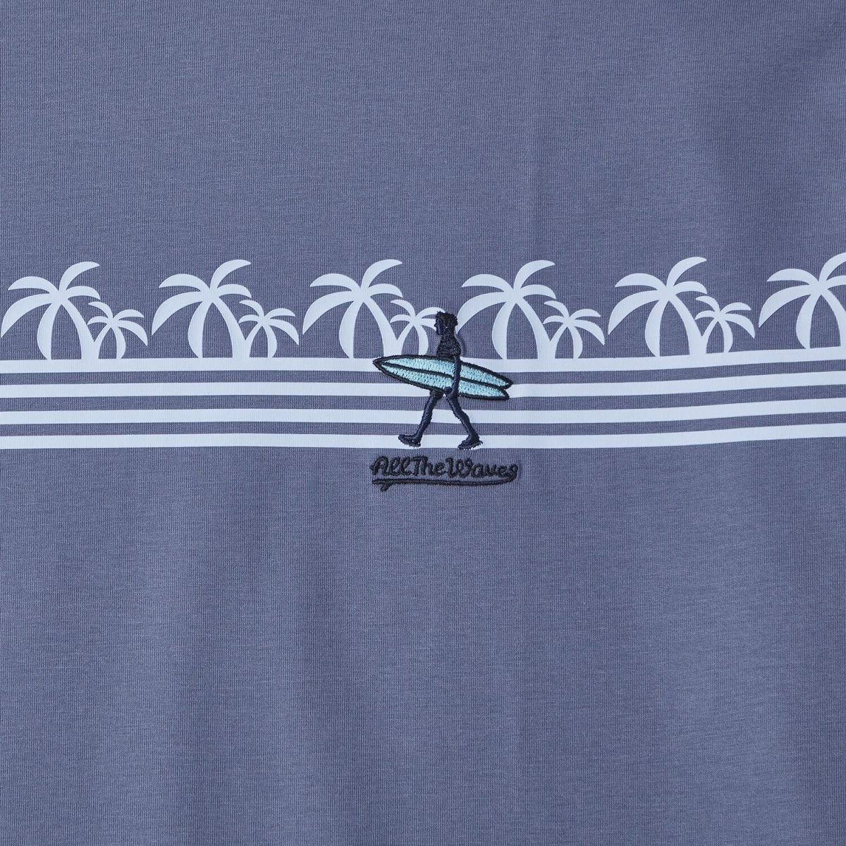 تيشيرت قطني/بوليستر جيرسي بياقة دائرية وأكمام قصيرة بطبعة مريحة