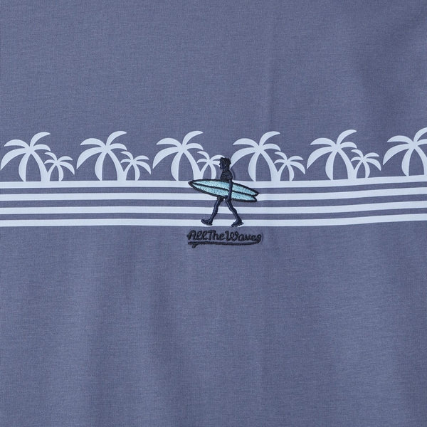 Cotton/Polyester Jersey Crewneck Short Sleeve Relax Print Tee