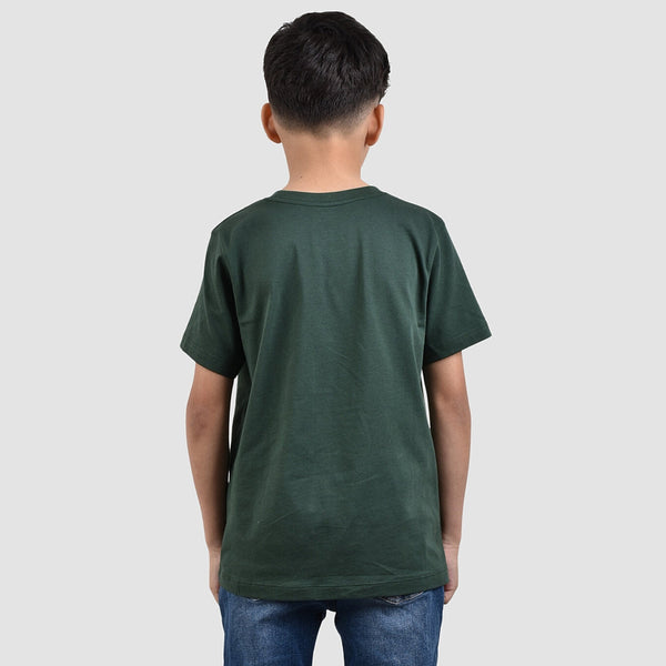 (Junior) Cotton Jersey Crewneck Short Sleeve Regular Print Tee