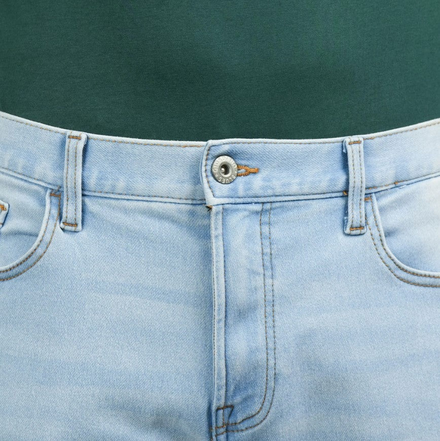 Cotton/Spandex Denim Low Rise Skinny Tapered Jeans