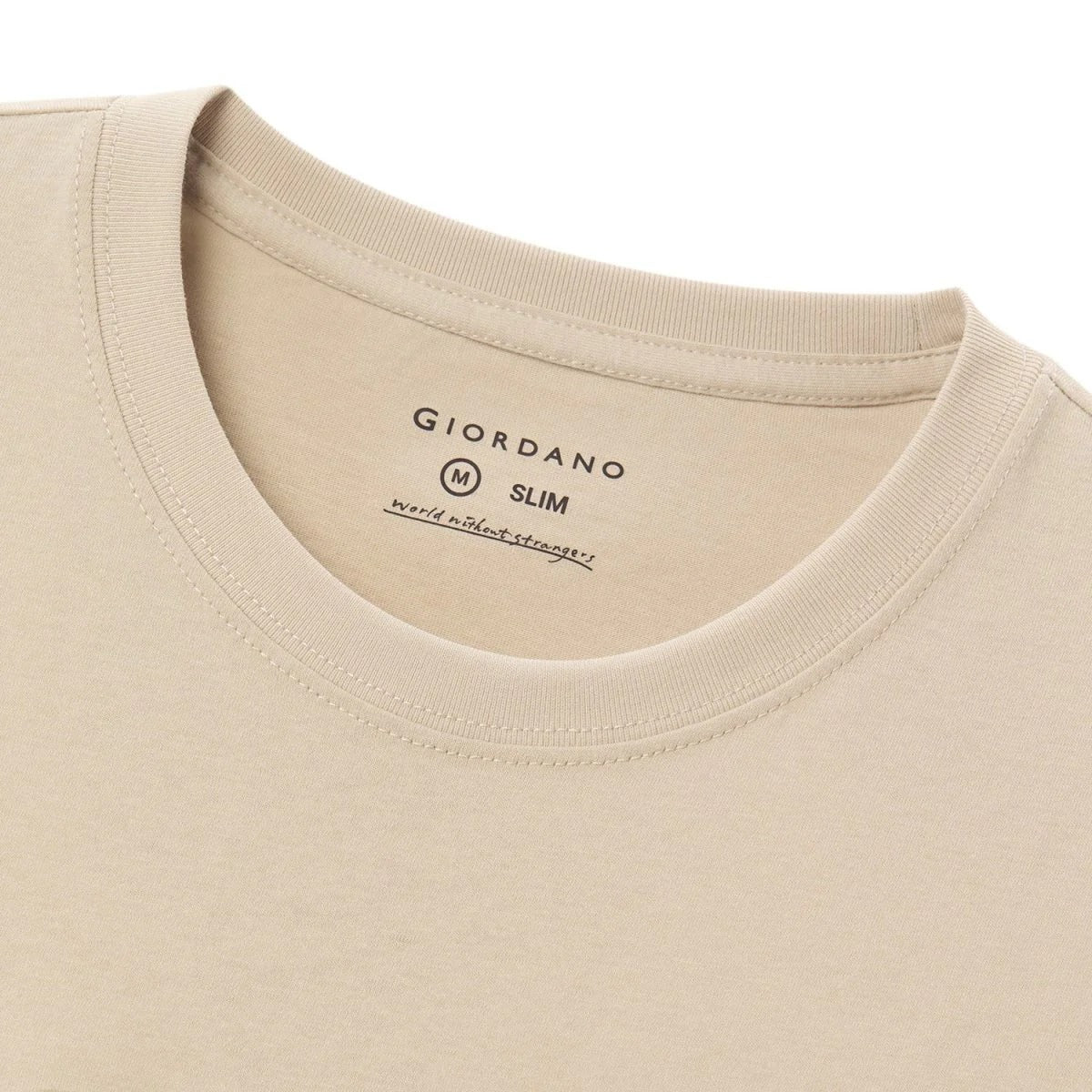 Men's Slim Cotton Crew Neck Signature Print Tee
