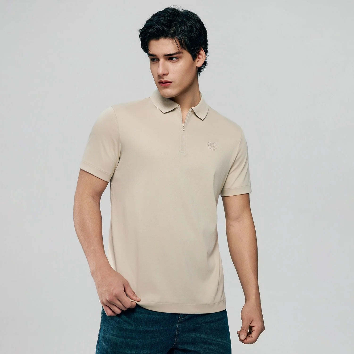 Men Regular Interlock Liquid Touch Polo (Feel the Difference)