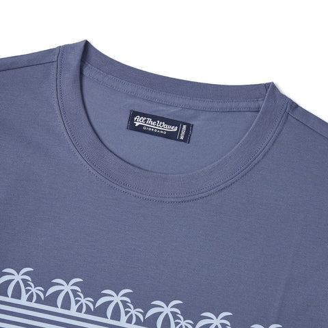Cotton/Polyester Jersey Crewneck Short Sleeve Relax Print Tee