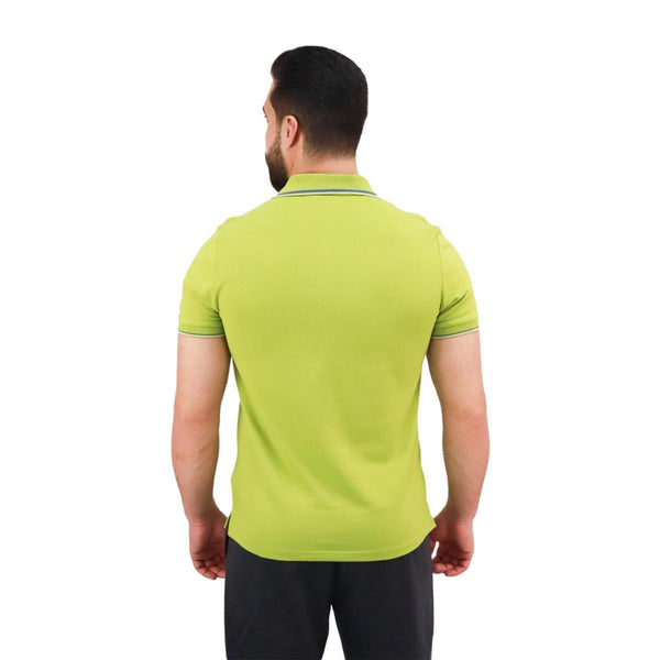 Nylon/Spandex Pique Knitted Collar Short Sleeve Solid Performance Polo