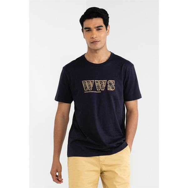 Cotton Jersey Crewneck Short Sleeve Slim Print Tees (WWS)