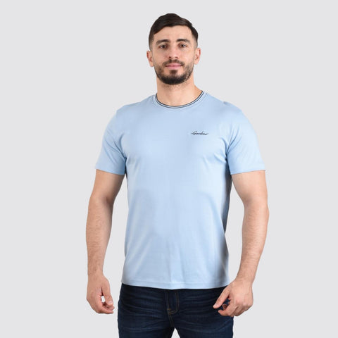 Cotton Interlock Crewneck Short Sleeve Slim Tees (Liquid Touch Signature tees)