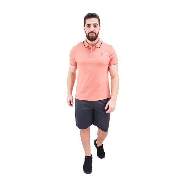 Nylon/Spandex Pique Knitted Collar Short Sleeve Solid Performance Polo