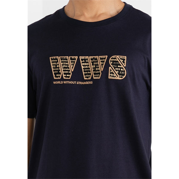 Cotton Jersey Crewneck Short Sleeve Slim Print Tees (WWS)