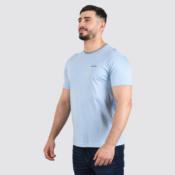 Cotton Interlock Crewneck Short Sleeve Slim Tees (Liquid Touch Signature tees)