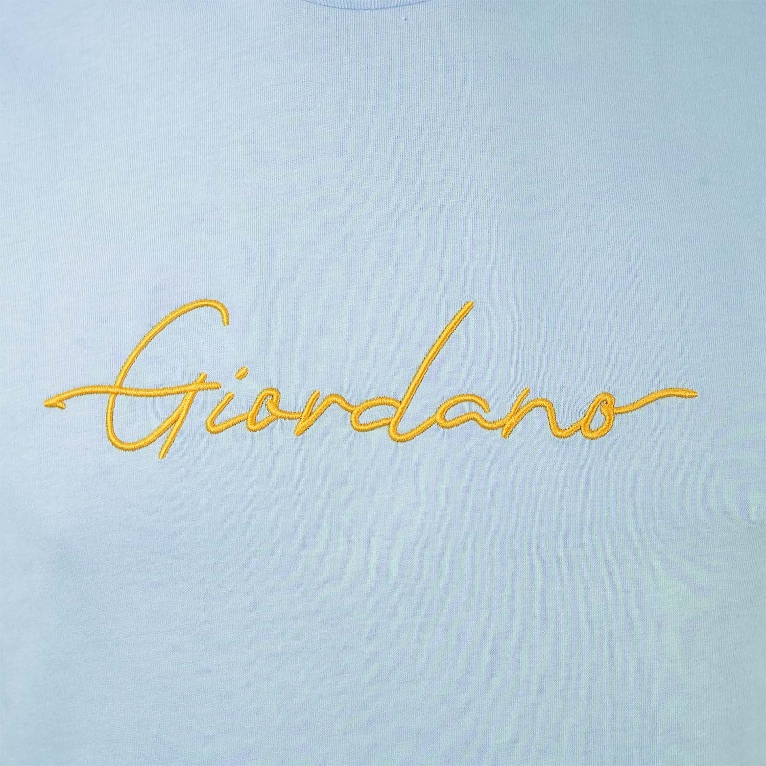 تيشيرت قطني جيرسي بأكمام قصيرة ورقبة دائرية وطبعة ضيقة (تيشيرت مميز)