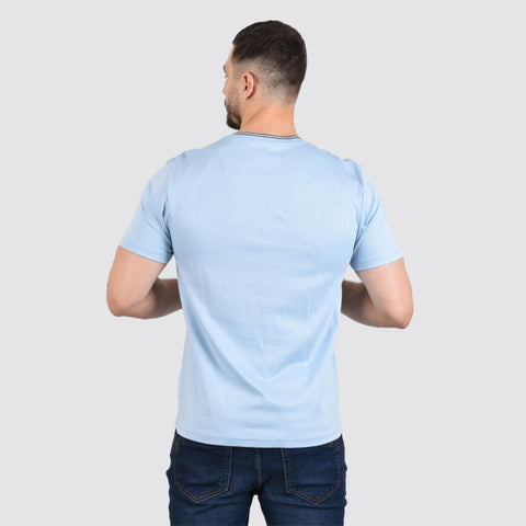 Cotton Interlock Crewneck Short Sleeve Slim Tees (Liquid Touch Signature tees)