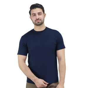 Cotton Jersey Crewneck Short Sleeve Slim Tee