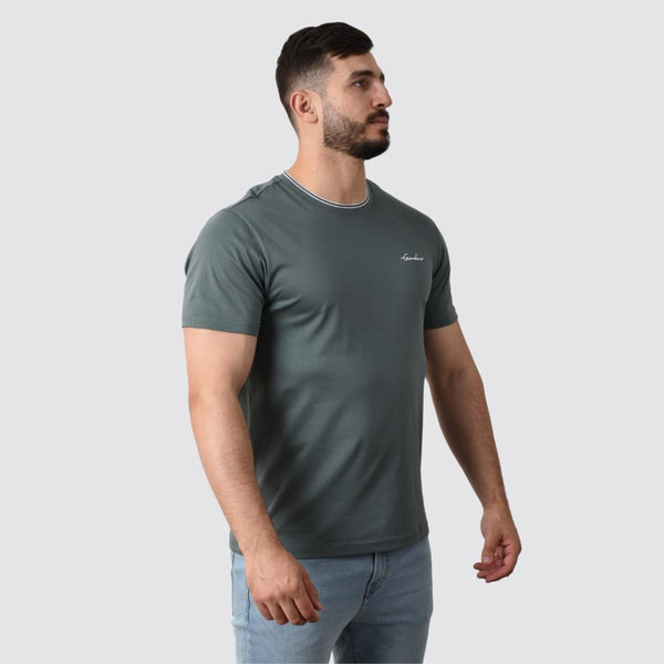 Cotton Interlock Crewneck Short Sleeve Slim Tee (Liquid Touch Signature tees)