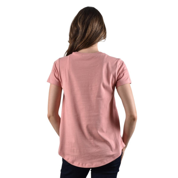 Women Cotton Jersey Crewneck Short Sleeve Regular Print Tees