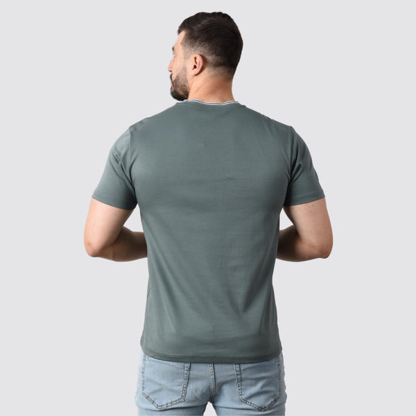 Cotton Interlock Crewneck Short Sleeve Slim Tee (Liquid Touch Signature tees)