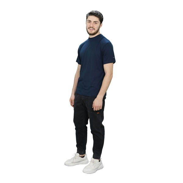 Cotton Jersey Crewneck Short Sleeve Slim Tees