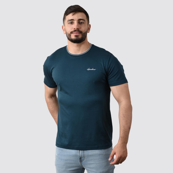 Cotton Interlock Crewneck Short Sleeve Slim Tee (Liquid Touch Signature tees)