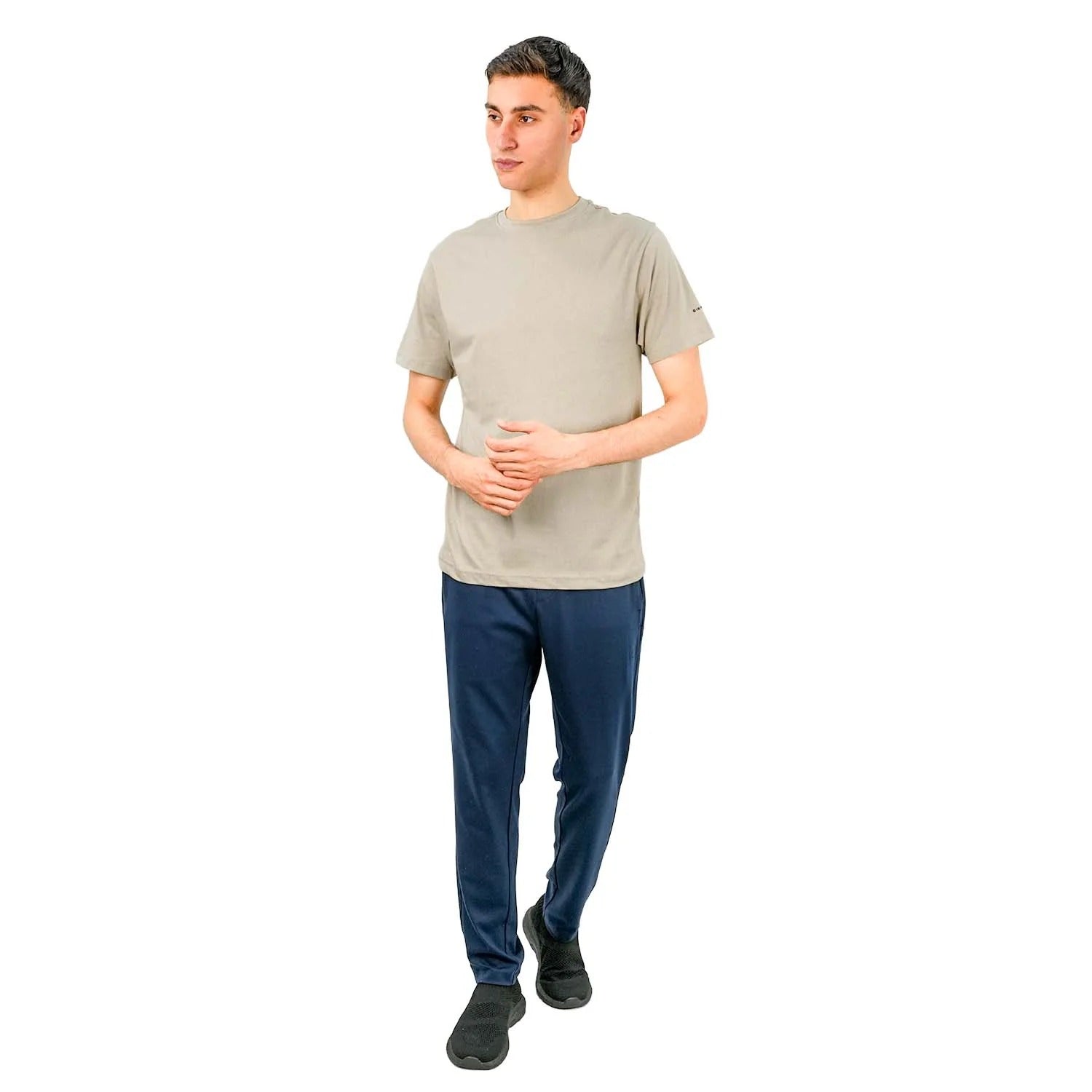 Cotton Jersey Crewneck Short Sleeve Slim Tee