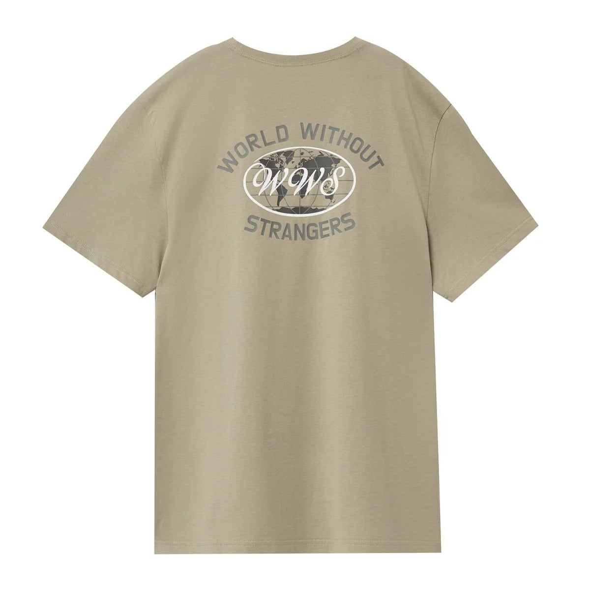 تيشيرت رجالي ضيق من القطن الجيرسيه برقبة دائرية مطبوع (WWS)