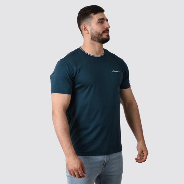 Cotton Interlock Crewneck Short Sleeve Slim Tee (Liquid Touch Signature tees)