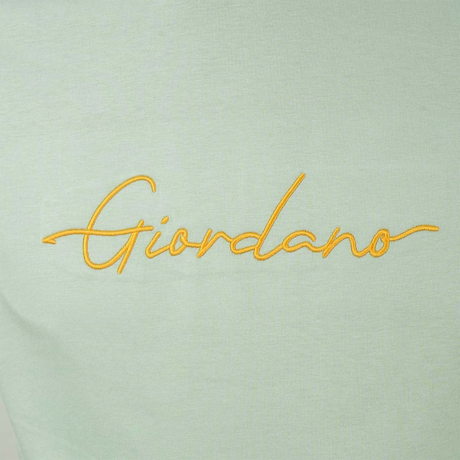 تيشيرت قطني جيرسي بأكمام قصيرة ورقبة دائرية وطبعة ضيقة (تيشيرت مميز)