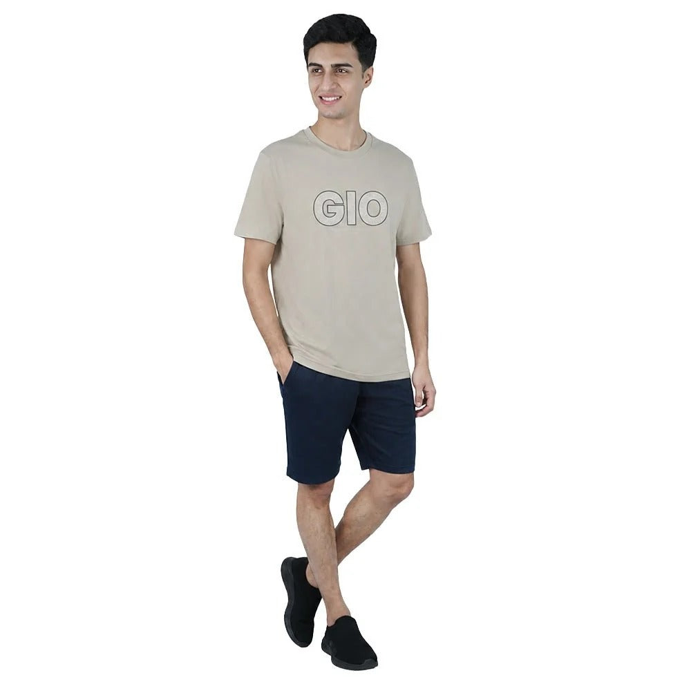 Men’s Slim Fit Cotton Graphic Print Tee