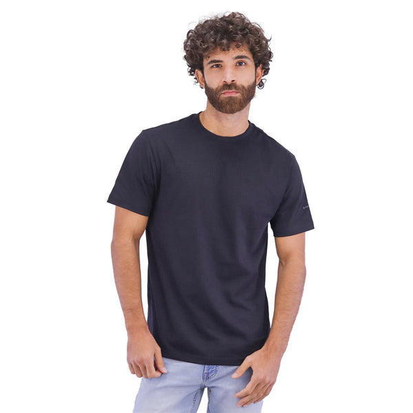 Cotton Jersey Crewneck Short Sleeve Slim Tee