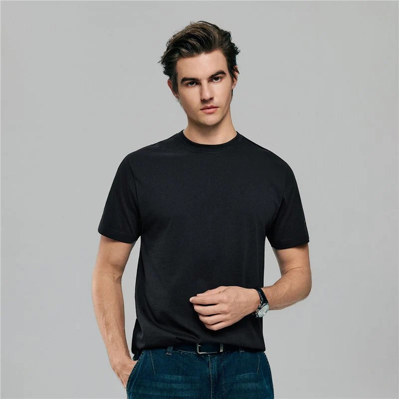 Men's Slim Fit Cotton Crew Neck Tee