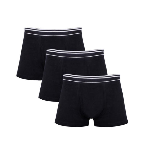 Cotton/Spandex Jersey 3 Pack Trunks (Jacquard Waistband Essentials)