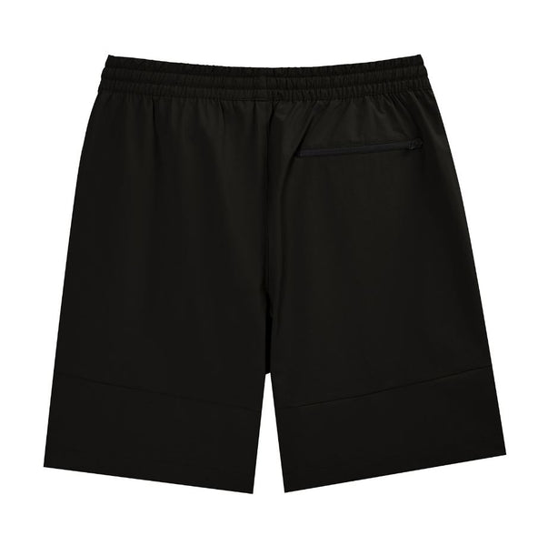 Nylon/Spandex Plain Weave Mid Rise Relax Elastic Waist Shorts