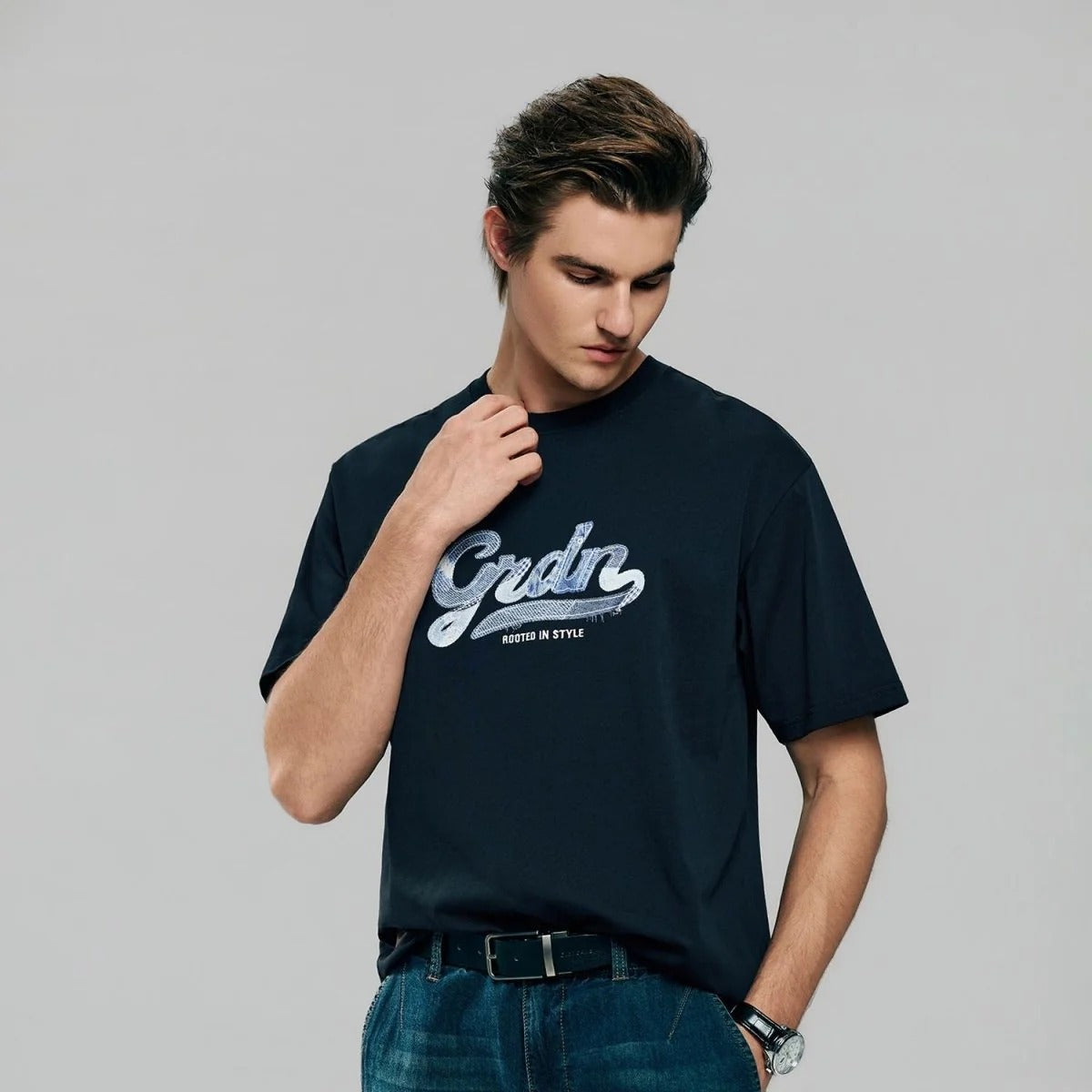 Men’s Relaxed Fit Cotton Graphic Tee