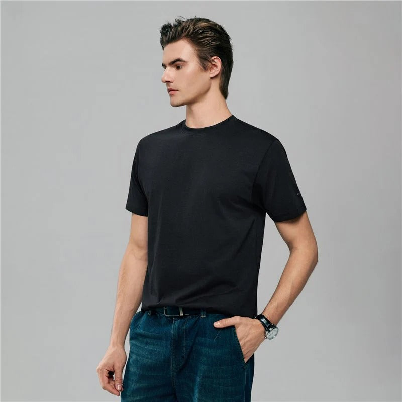 Men's Slim Fit Cotton Crew Neck Tee