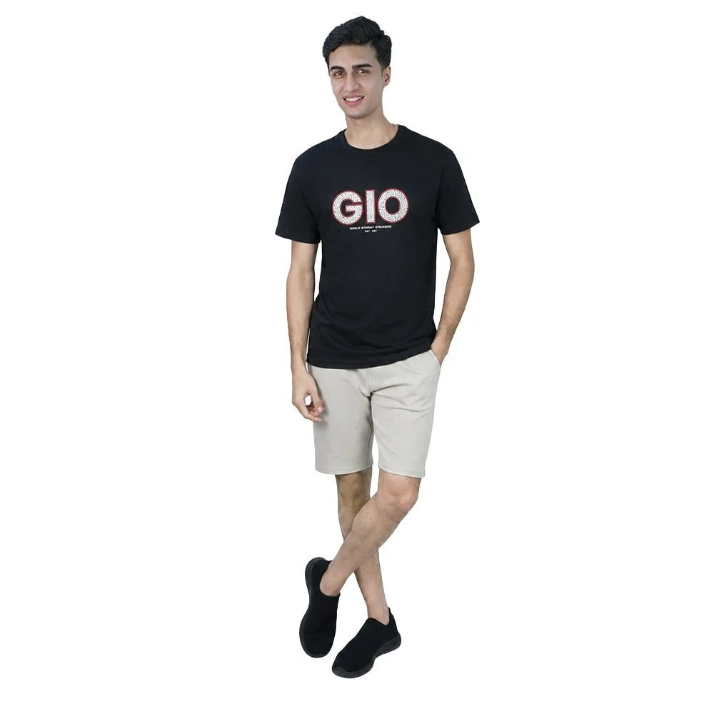 Men’s Slim Fit Cotton Graphic Print Tee