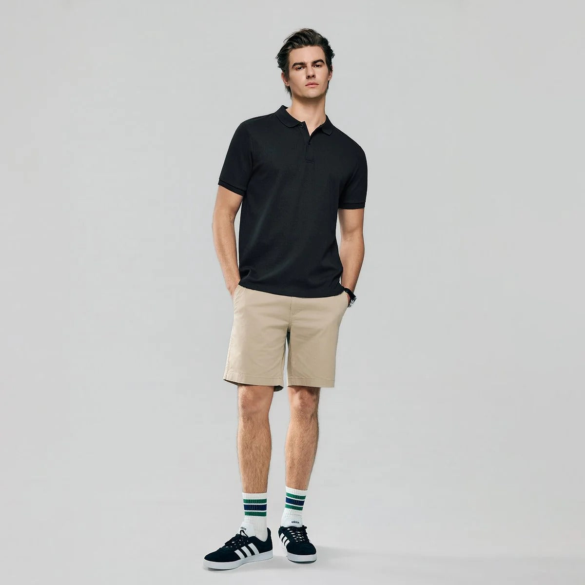 Men's Waffle Polo