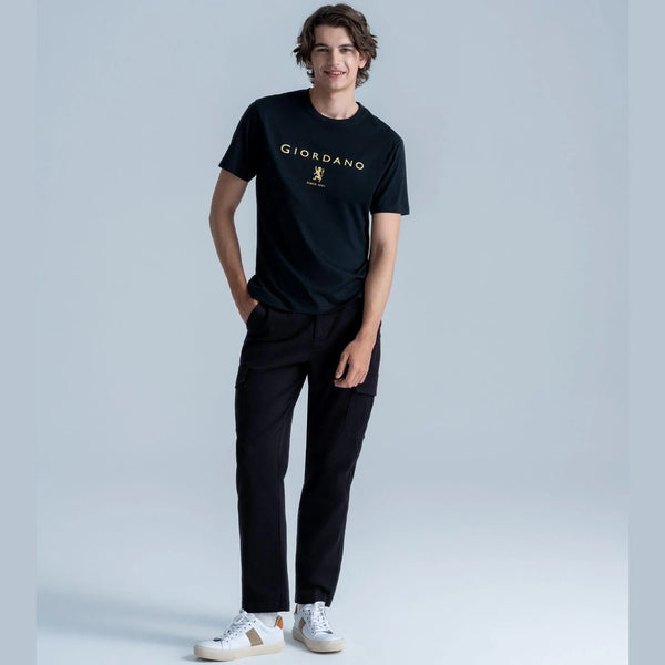 Cotton Jersey Crewneck Short Sleeve Print Tee (Signature Tee)