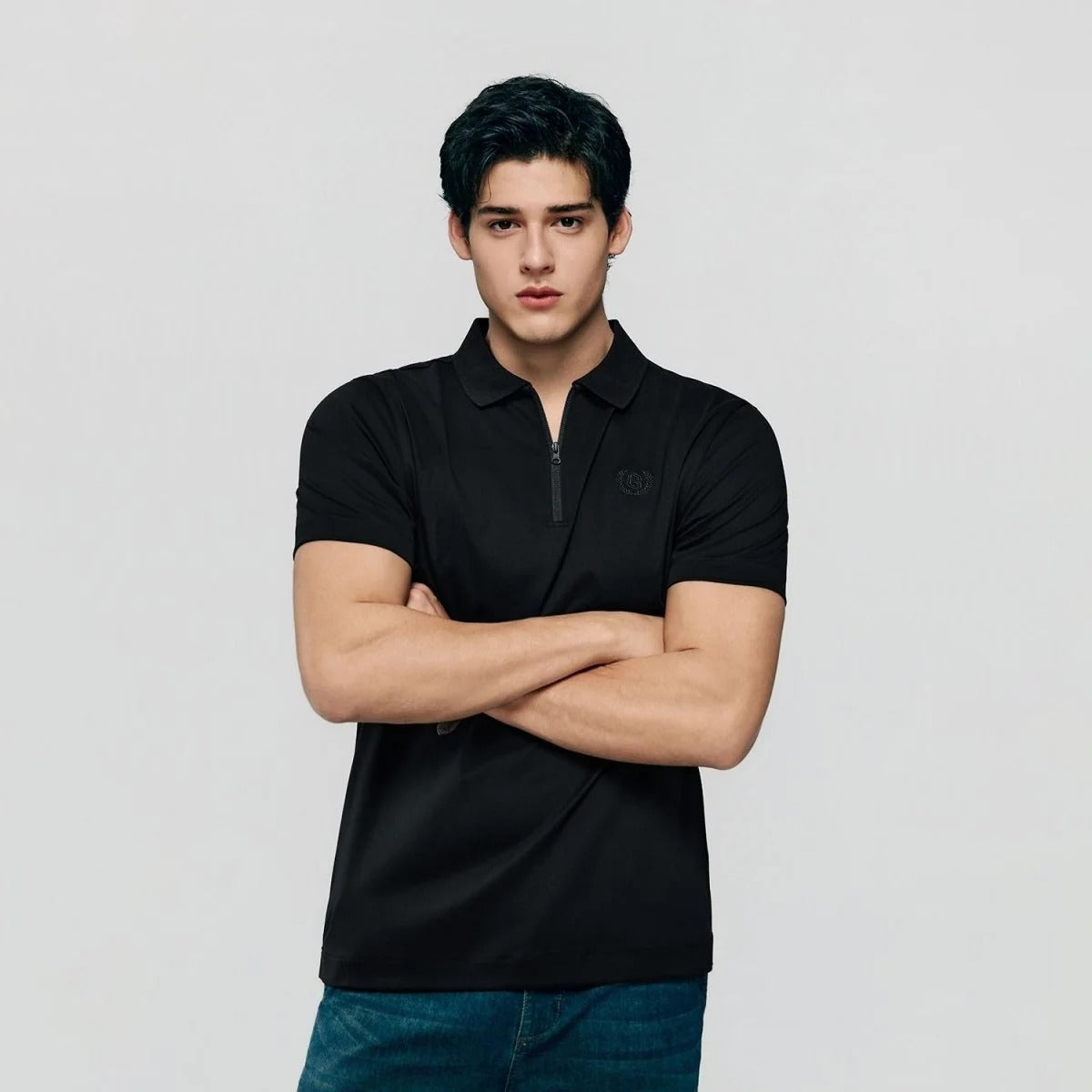 Men Regular Interlock Liquid Touch Polo (Feel the Difference)