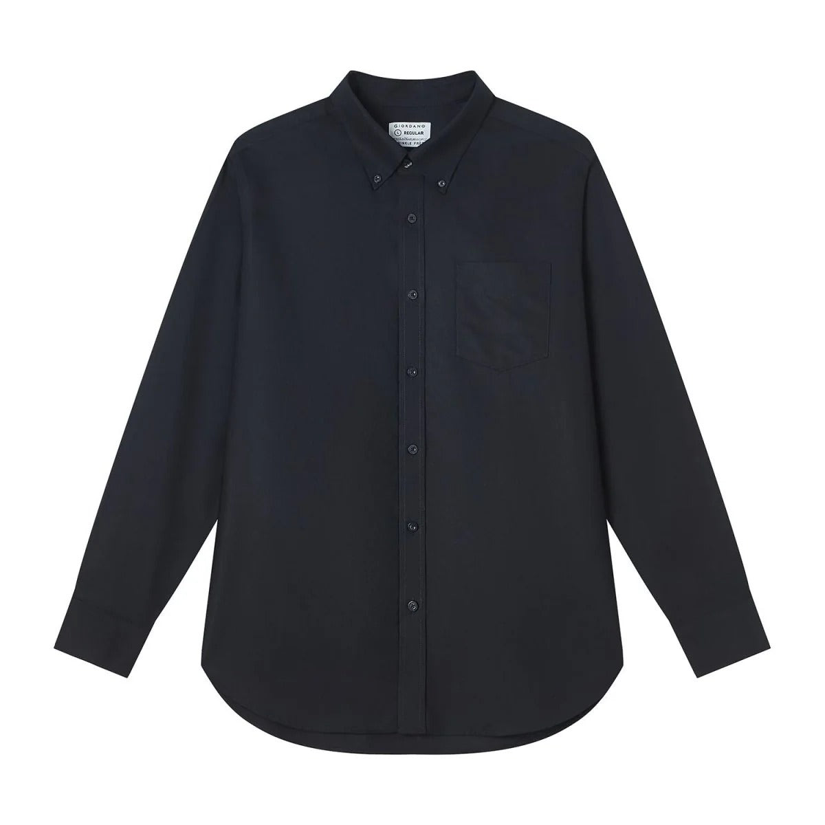 Men's Cotton Long-Sleeve Wrinkle-Free Shirt (Premium)